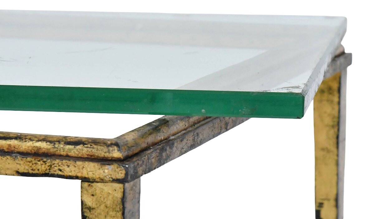 Coffee table in iron by Roger Thibier for the Ramsay house.