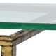 Coffee table in iron by Roger Thibier for the Ramsay house.