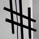 Tripod floor lamp in iron