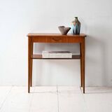 Vintage Scandinavian teak nightstand Björkås Möbelfabrik