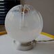 Vintage Murano table lamp with Mazzega lamp in glaze and silvered glass.