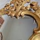 Miroir baroque doré 70 x 45 cm