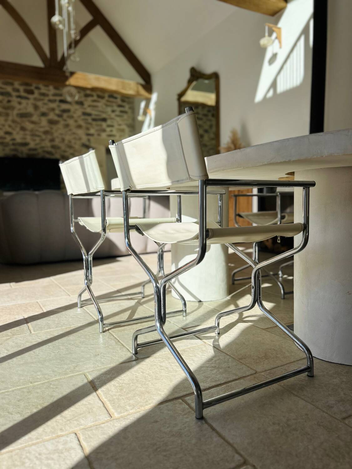 Set of 5 director's chairs