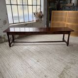 XXL table in solid dark walnut 3m