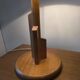 1980s pine table lamp