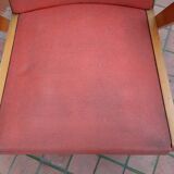 2 mismatched bridge chairs