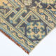 Pale orange & blue turkish runner rug 72x341cm