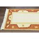 1970s Vintage Turkish Oushak Handmade Wool Cotton Beige Runner Rug 73x289