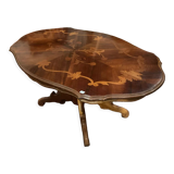 Inlaid violin coffee table