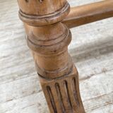 Set de deux tables bistrot en noyer et carrelage 1890