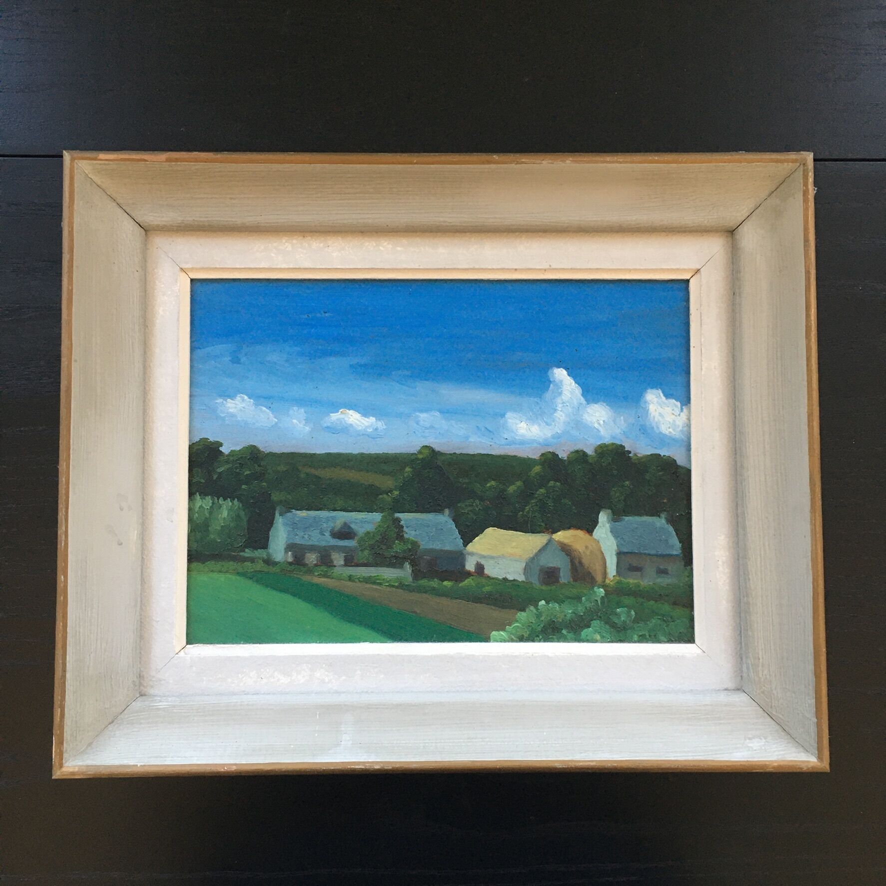 Countryside landscape table