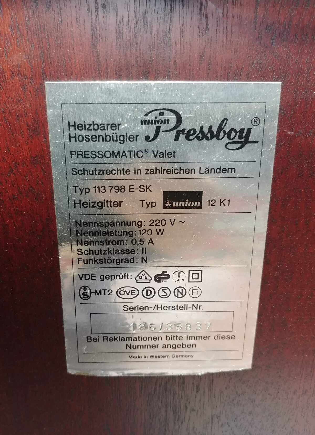 Pressboy mahogany night jack