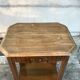 Ancienne table d’appointart deco bois vintage