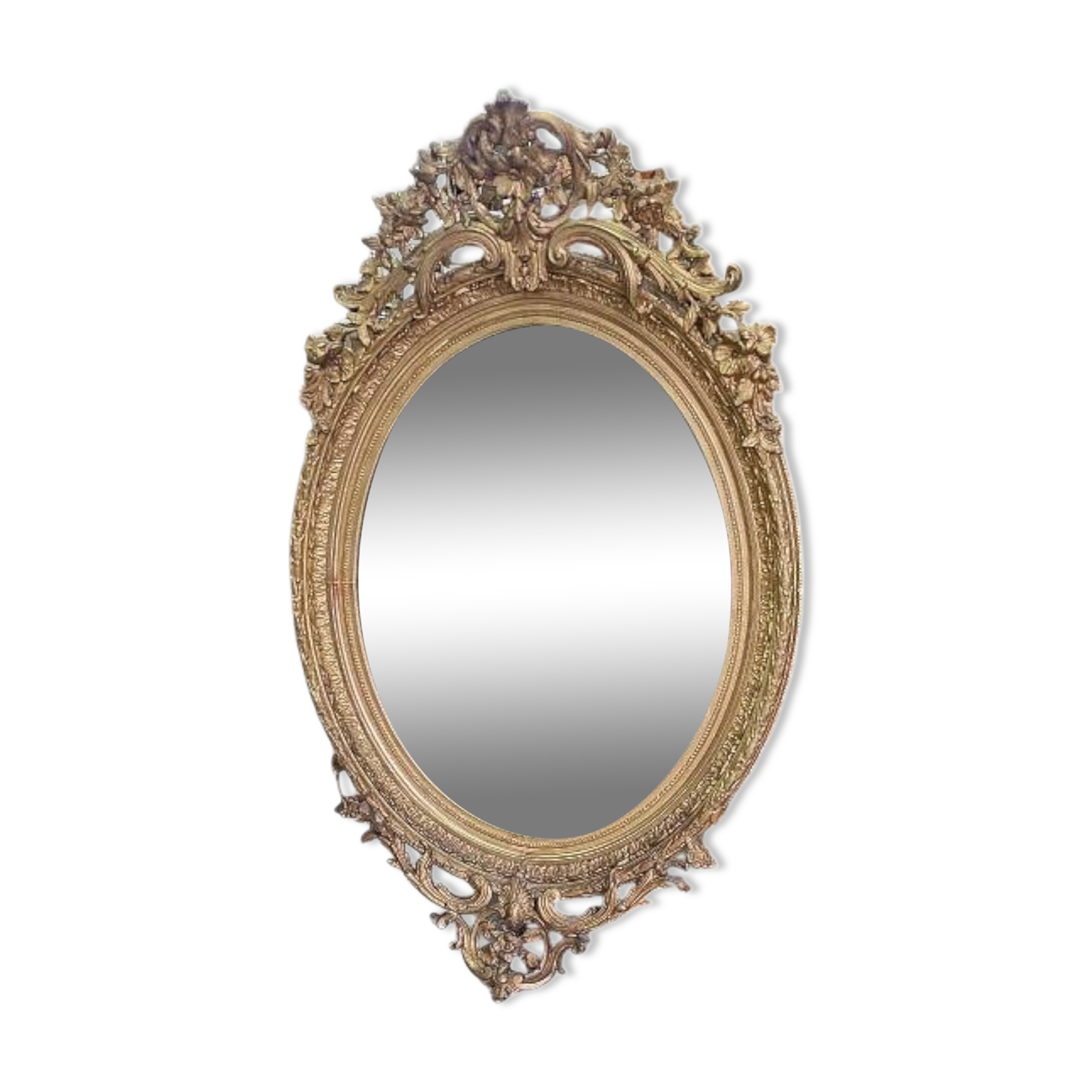 19th century gilt medallion mirror