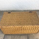 Vintage wicker malle