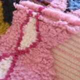 Pink Berber Rug - 206 x 160 cm