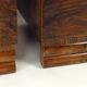 Paire de tables de chevet Art Déco en noyer, Tchécoslovaquie, années 1930.