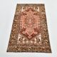 3x5 Vintage Brown & Beige Ousahk Area Rug, 90x152Cm
