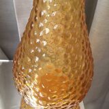 AMBER BOTTLE EMPOLI GENIE MADE IN ITALY SMALL BUBBLES