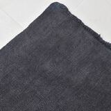 Patchy handmade hemp rug, 164x204cm