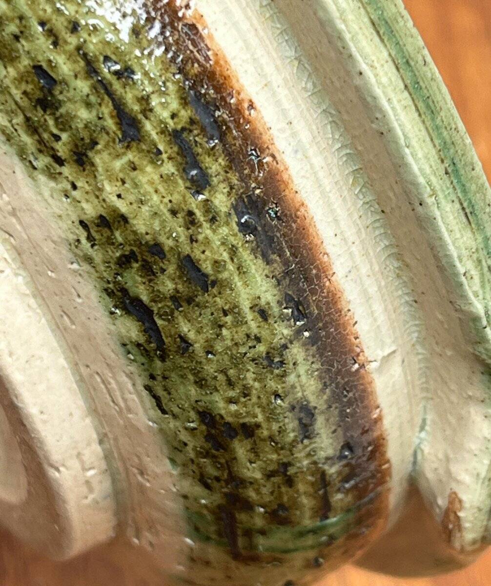 Studio pottery ashtray from mid-century German, 1960s.