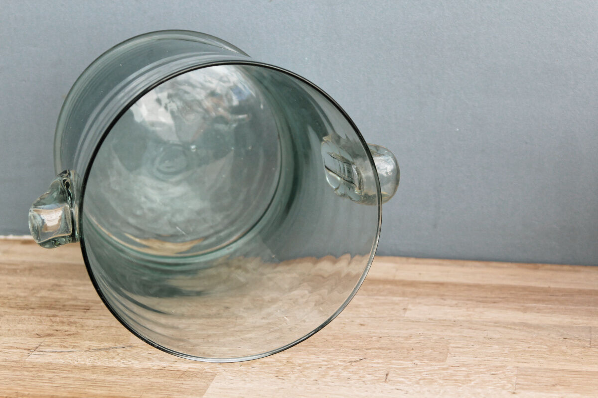 Blown glass champagne bucket
