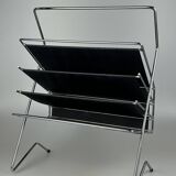 1960s/1970s Newspaper Holder Metal Plastic Space Age Mid Century