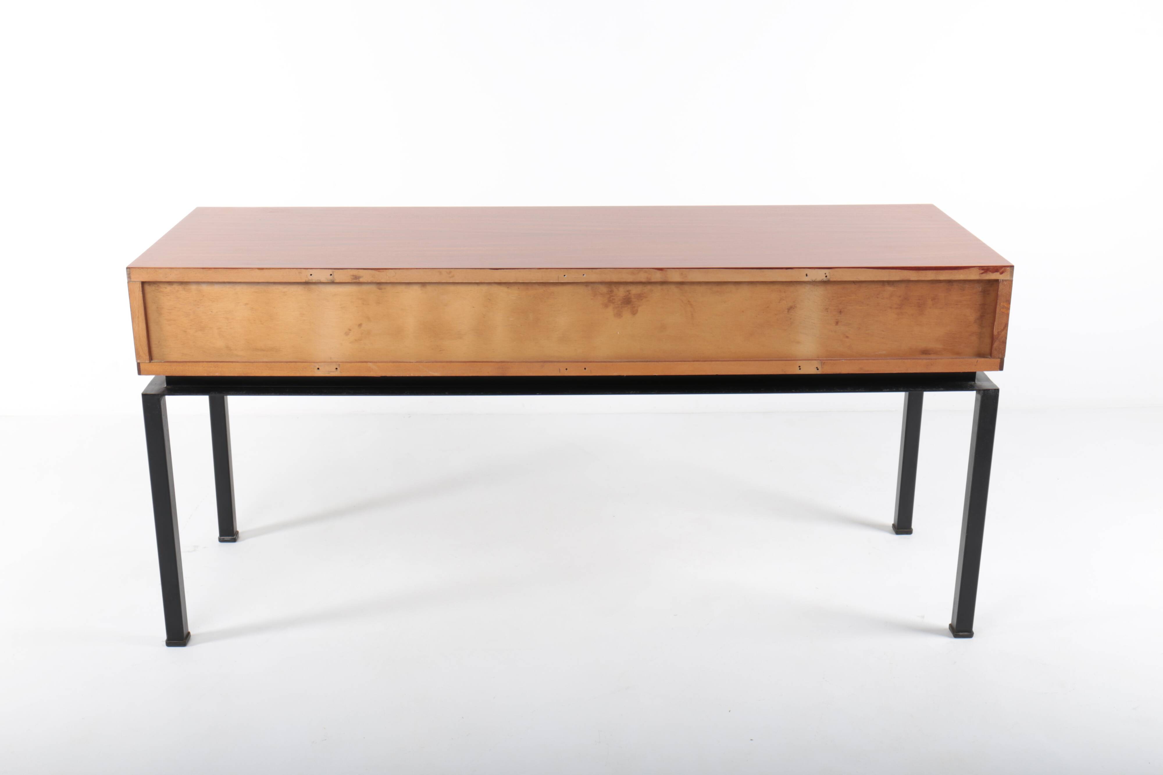 Vintage console by Marcel Gascoin for Alvéole, 1950s/1960s