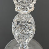 Pair of crystal candlesticks