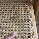 Folding chairs cannage and wood