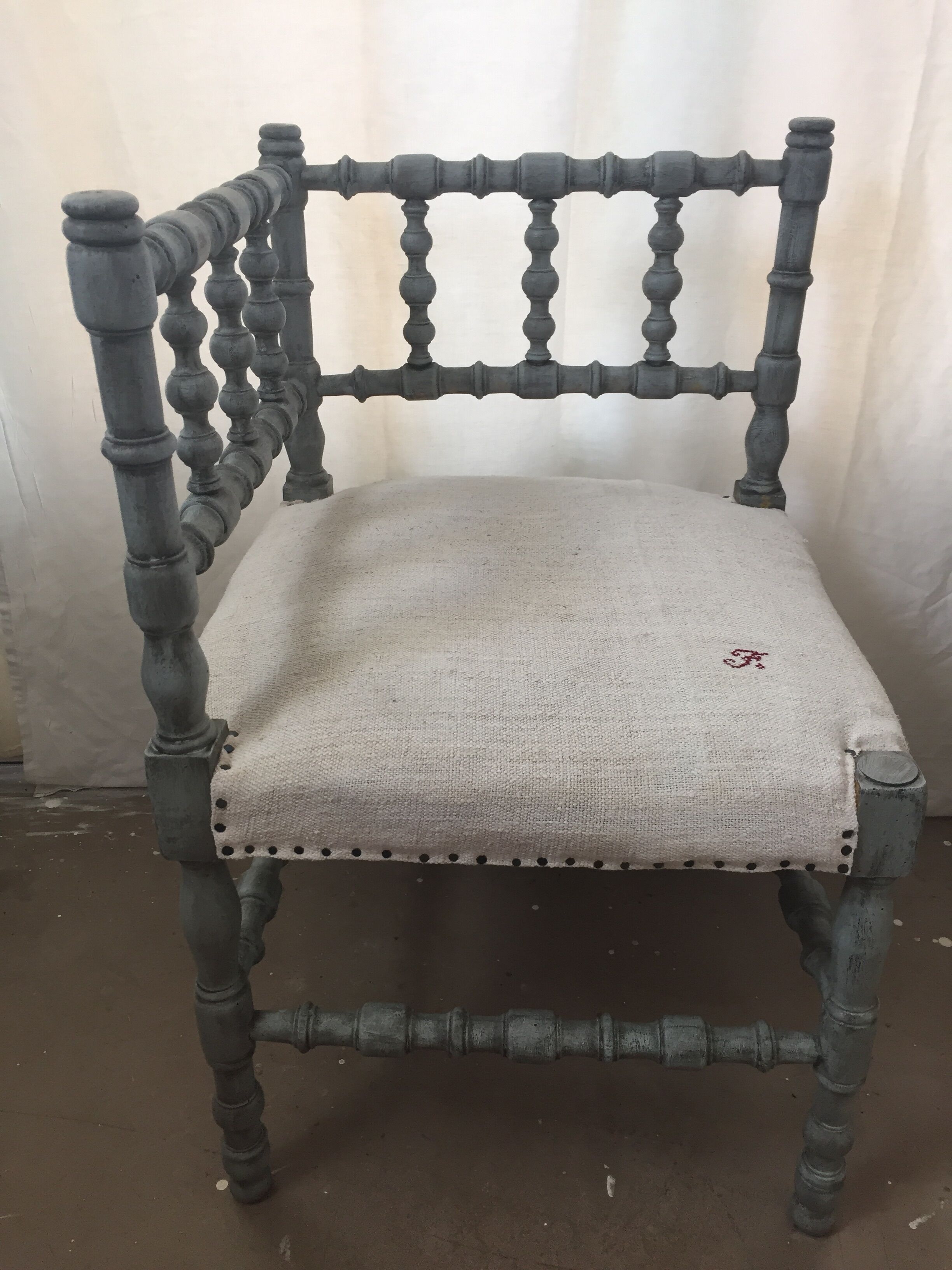 Corner antique chair