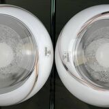 Murano glass table lamps Vetri Murano 004, Italy, 1970s, set of 2