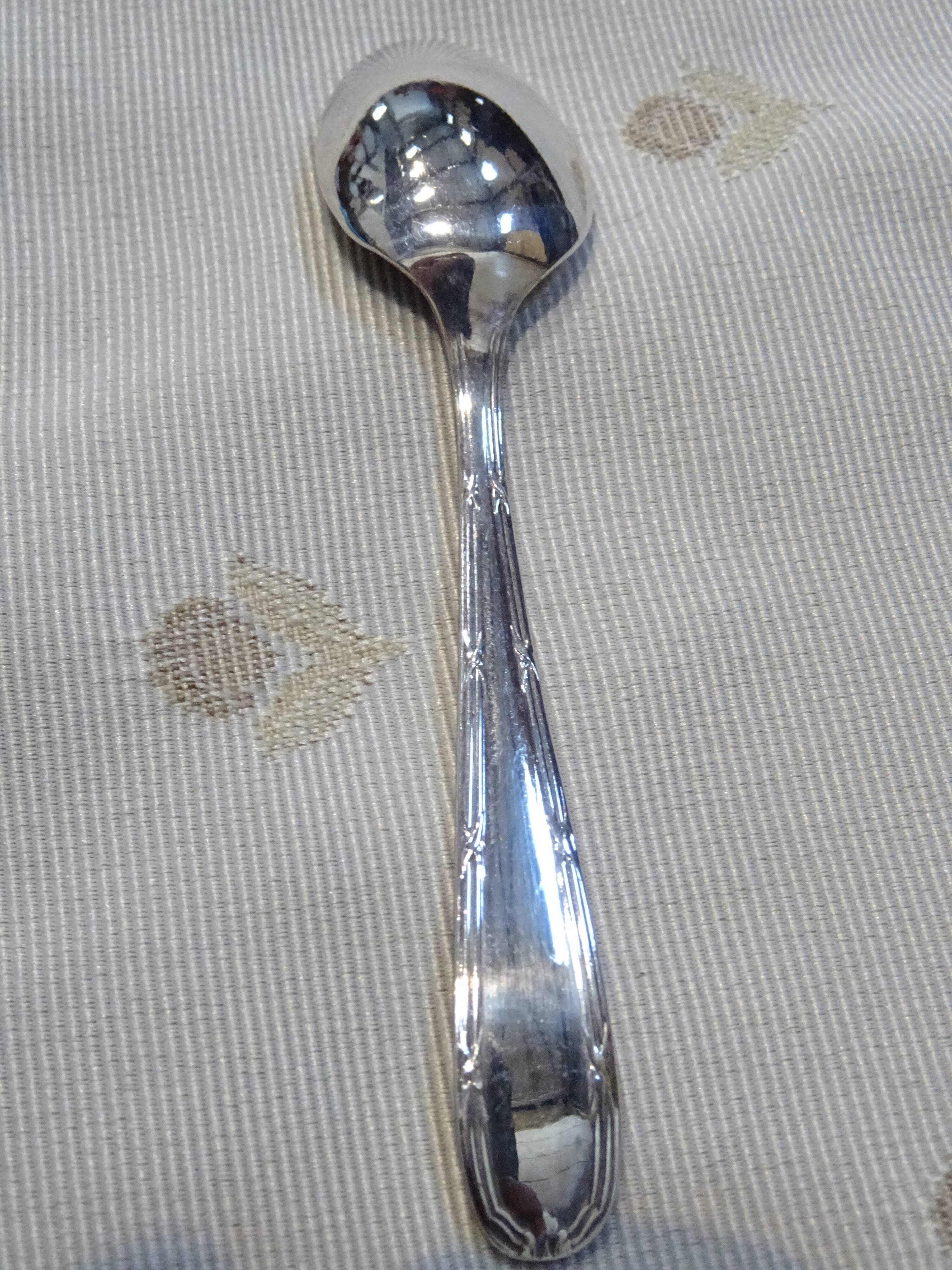 12 Chritofle mocha spoons