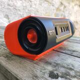 Orange alarm clock Sankyo Digi-Glo