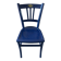 Antique bistro chair painted in midnight blue