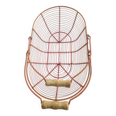 Basket of fruits and vegetables, vintage