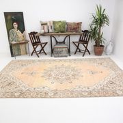 7x11 classic turkish vintage rug, vintage carpet rug 331x205cm