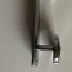 chrome Art Deco bathroom coat hook 57cm