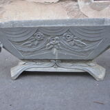 Planter aluminum art deco style