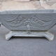 Planter aluminum art deco style