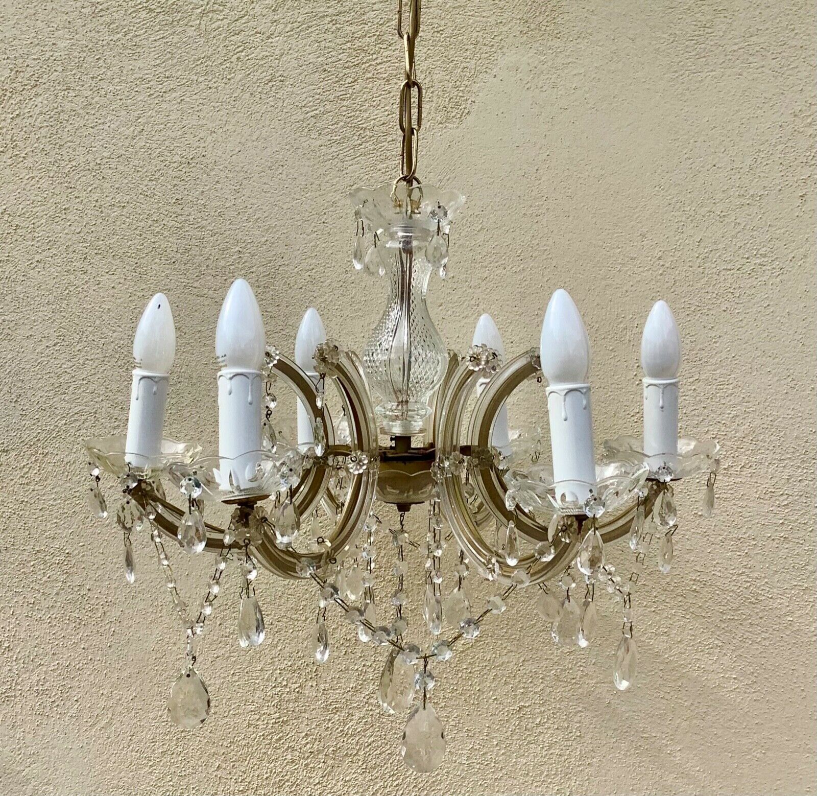 Lustre 6 branches art deco