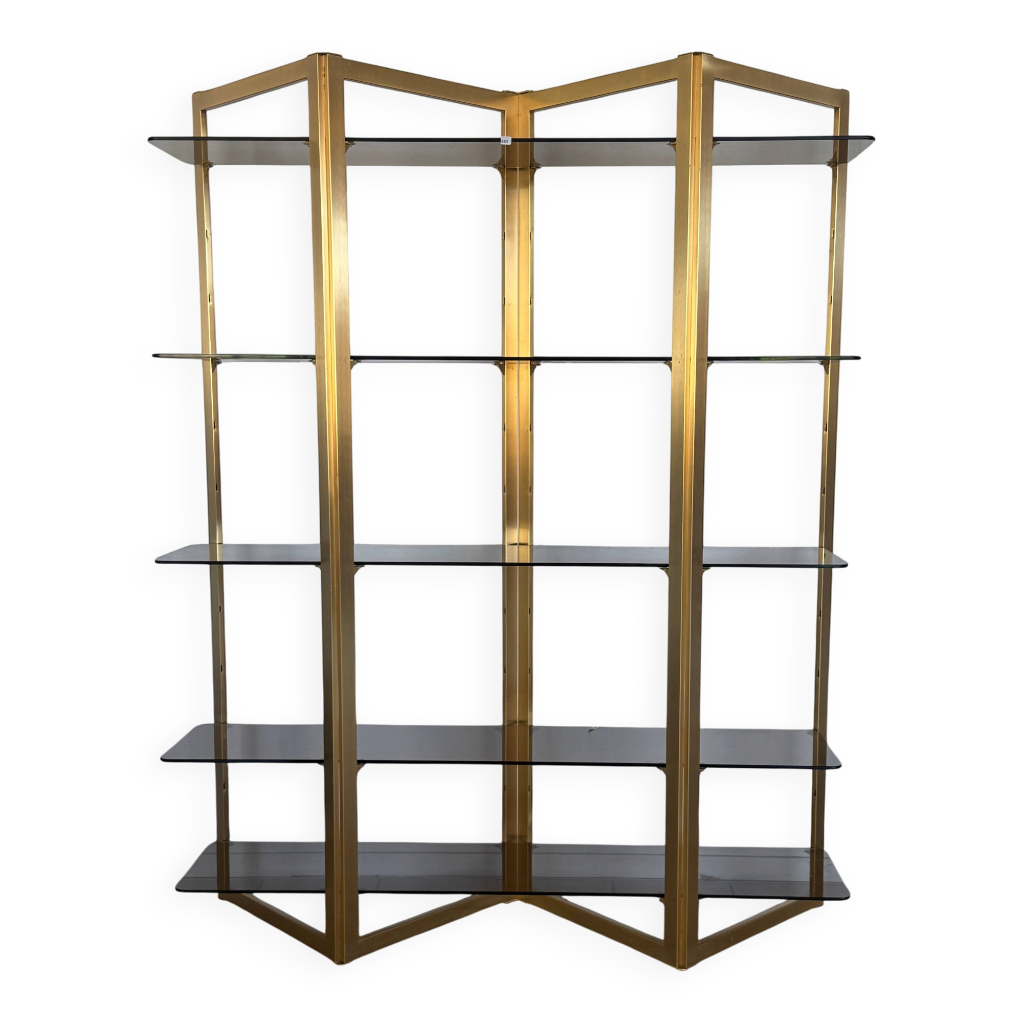 1970s "ARTELANO" SHELF FOR ROCHE BOBOIS IN THE FORM OF A SCREEN