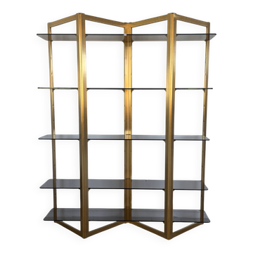 1970s "ARTELANO" SHELF FOR ROCHE BOBOIS IN THE FORM OF A SCREEN