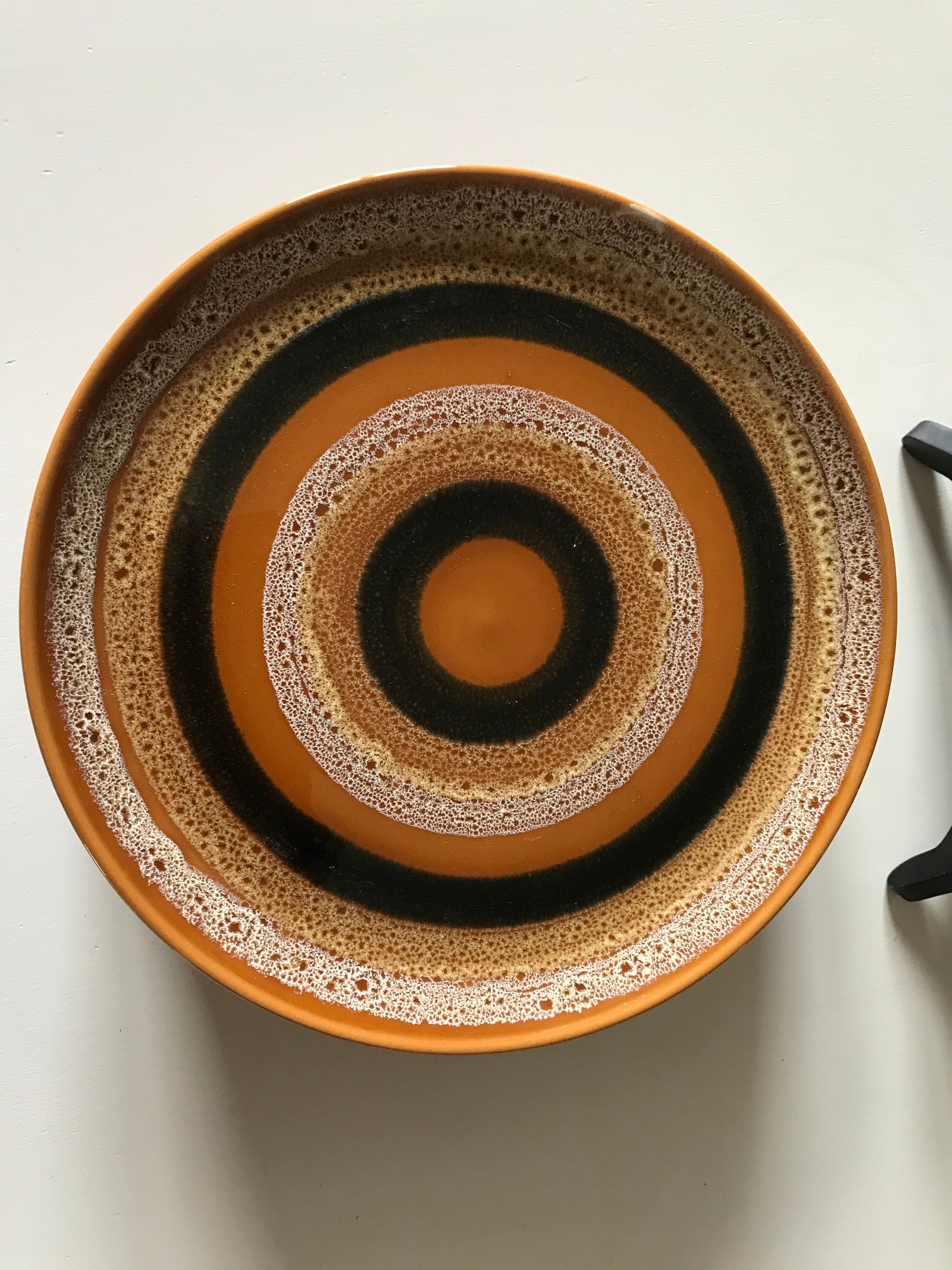 Sarreguemine dessert plates, hawai