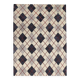 Modern Kilim blue check pattern wool kilim carpet geometric kelim area rug