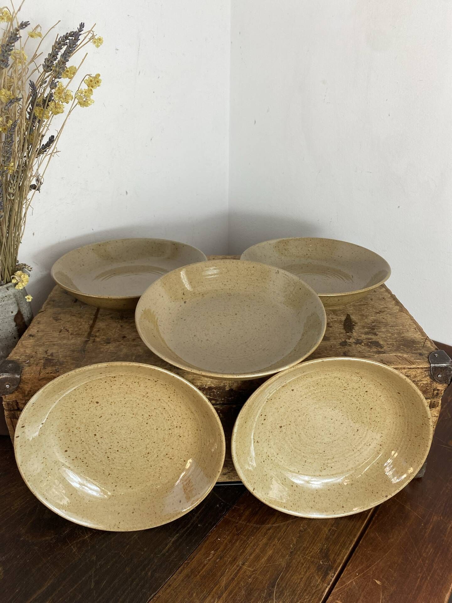 Deep plates, Manor stoneware