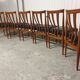 Set of 6 Scandinavian teak chairs 1960