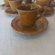 Cups and saucers coffee service Gien Primefleur