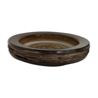 Ashtray or empty pocket in Icelandic ceramic Glit Lava, Ragnar Kjartansson, 1960