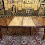 Louis XVI style oval dining table